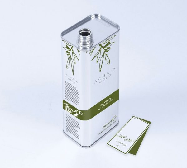 Achaia Gold extra natives Olivenöl – 5L-Kanister– Familiengröße